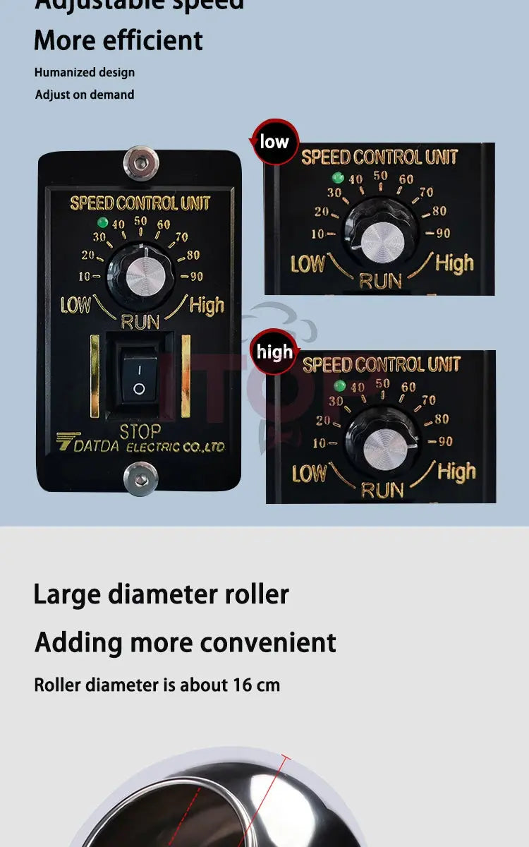 ITOP Chocolate Sugar Coasting Machine 30cm Roller Commercial Small Candy Coater Machine Chocolate Bean Coating Dragee Machine colegio culinario de morelia