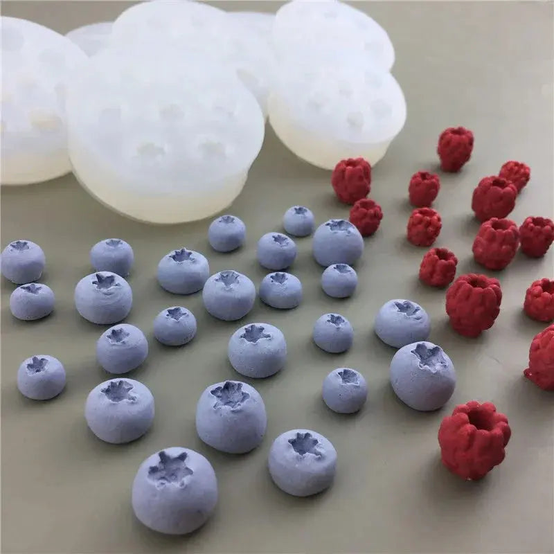 3D Simulation Fruit Fondant Chocolate Mold Blueberry/Raspberry Silicone Candle Soap Mold Cake Decorating Tool Baking Accessories colegio culinario de morelia