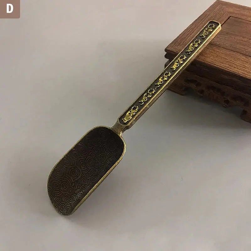 1pcs  Wooden Spoon Japanese Tea Spoon Ebony Teaspoon Wood Retro Creative Tea Shovel Tea KongFu Tea Ceremony Accessories Gift colegio culinario de morelia