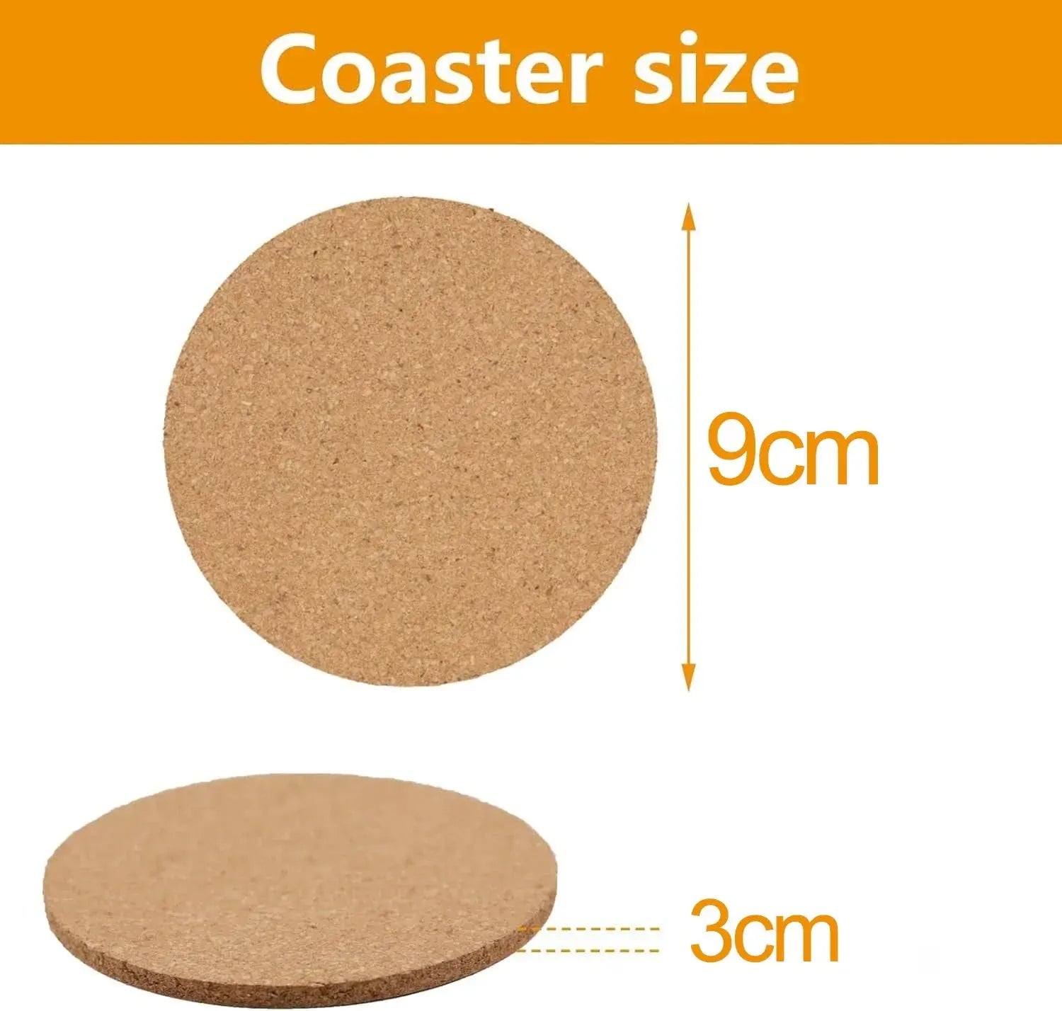50/1PCS Non-Slip Cork Coaster Natural Round Wooden Cup Mat Heat Insulation Pads Tea Coffee Mug Drinks Holder Table Decoration colegio culinario de morelia