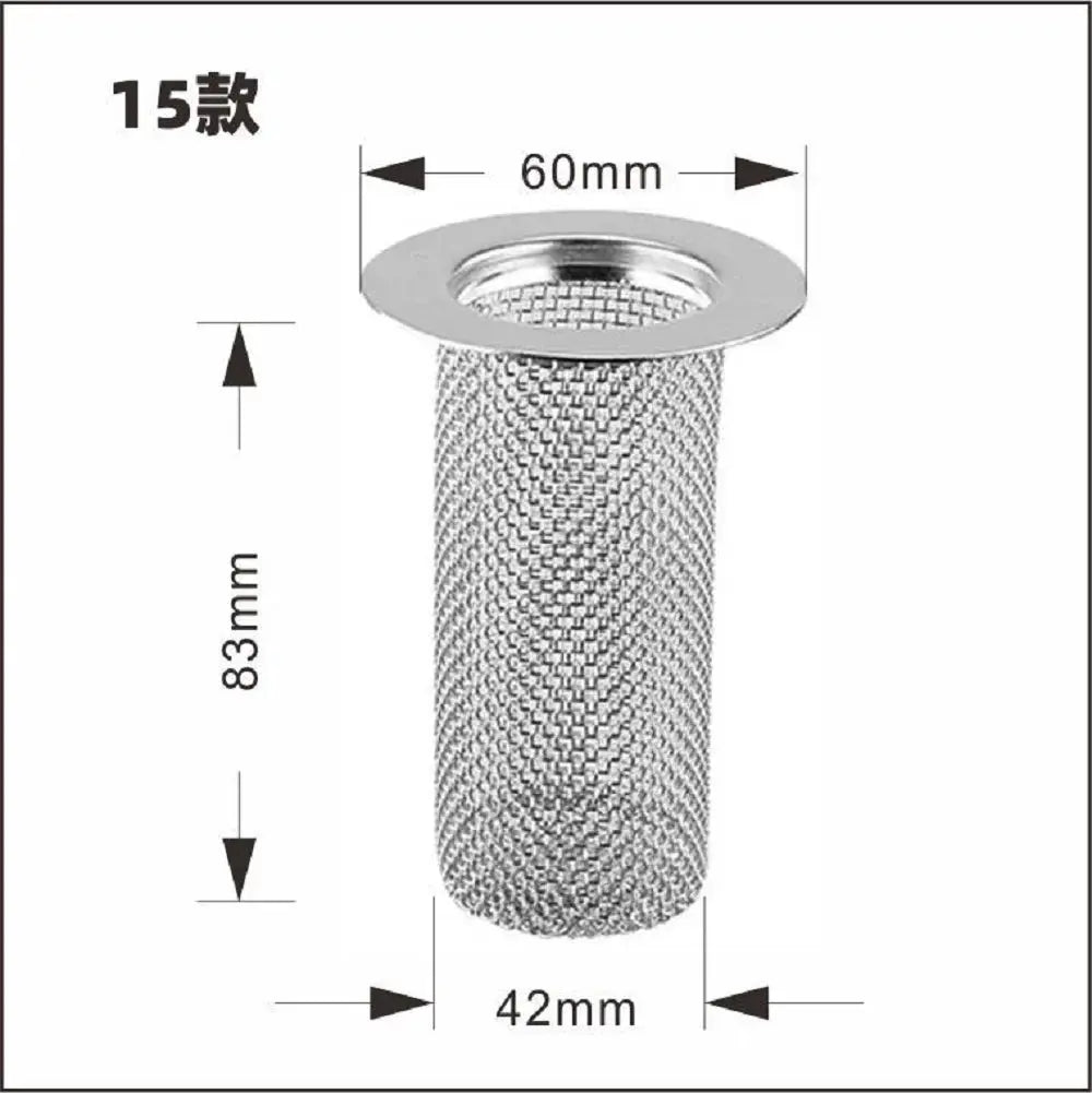 Kitchen Sink Strainer Sink Grid Filter Stainless Steel Mesh Drain Hole Filter Protection Against Clogging Kitchen Accessories colegio culinario de morelia