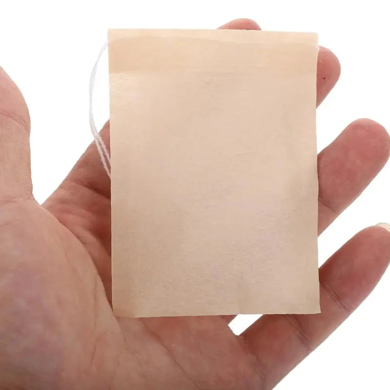 500/100PCS Disposable Teabags with Drawstring Coffee Filter Paper Bag Empty Loose Tea Bags Infuser for Spice Kitchen Teaware colegio culinario de morelia