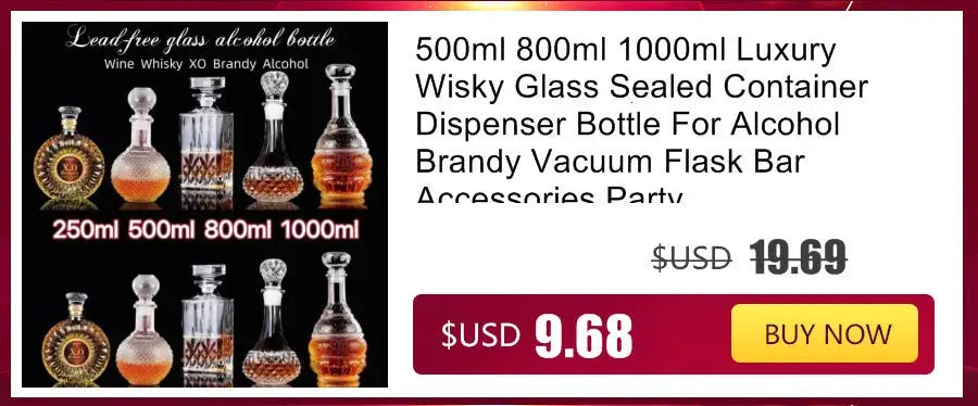 5 10 15 Pcs Whiskey Liquor Bottle 50ml Cute Glass Dispenser Mini Alcohol Guest Gift Wedding Decanter Wine Pot Shot Jars Bar Set colegio culinario de morelia