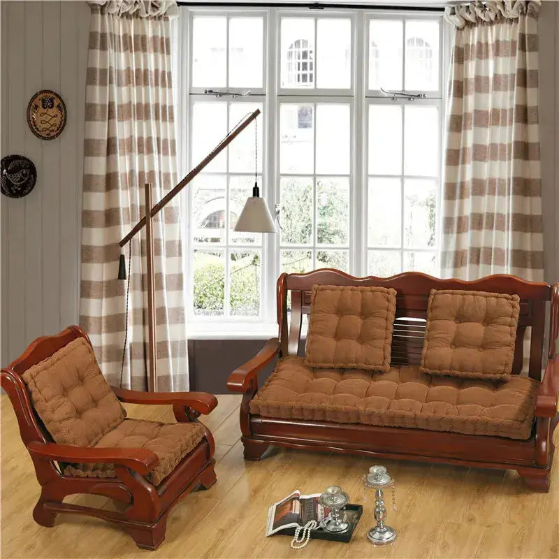 Inyahome Oversized Thickened Long Bench Cushion Pad Chair Seat Cushion Decorative Pillow For Garden Lounger/Bay Window Pad Green colegio culinario de morelia