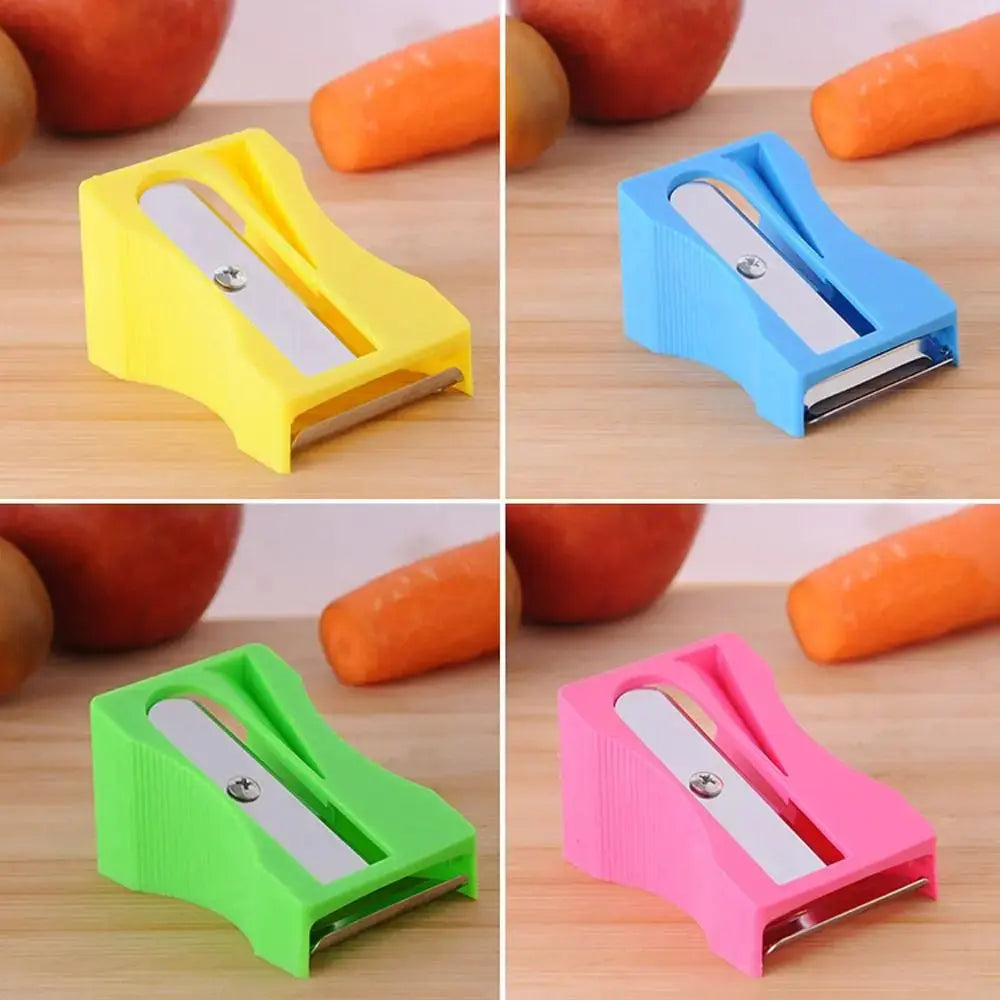 2PCS Sharpener Peeler Carrot Cucumber Thin Slicer Kitchen Tool Vegetable Fruit Curl Slicer Color Random colegio culinario de morelia