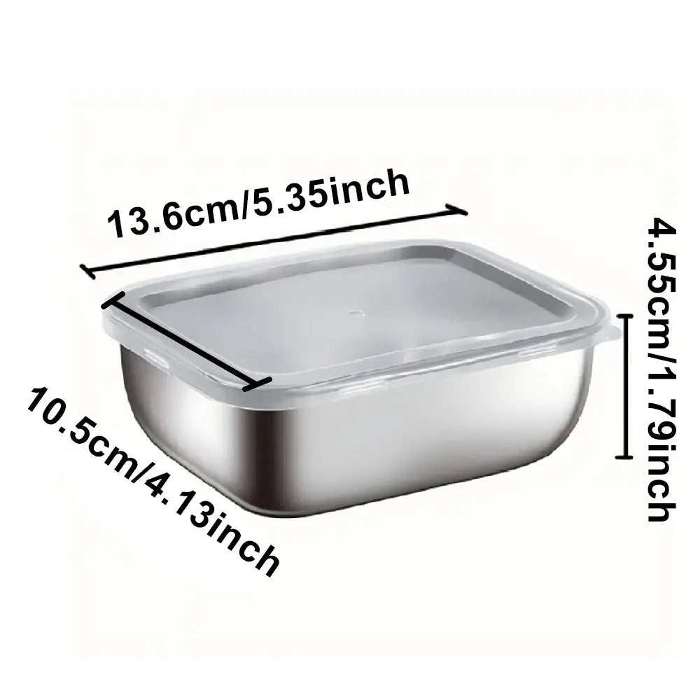 12PC Stainless Steel Food Storage Containers with Lids Leakproof, Lunch Boxes, Kimchi Containers for food storage Nestable colegio culinario de morelia