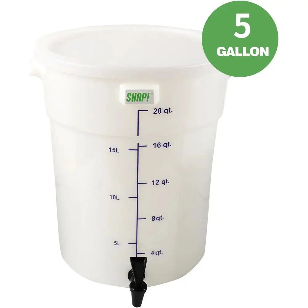 5-Gallon Commercial Cold Brew Coffee System - White colegio culinario de morelia
