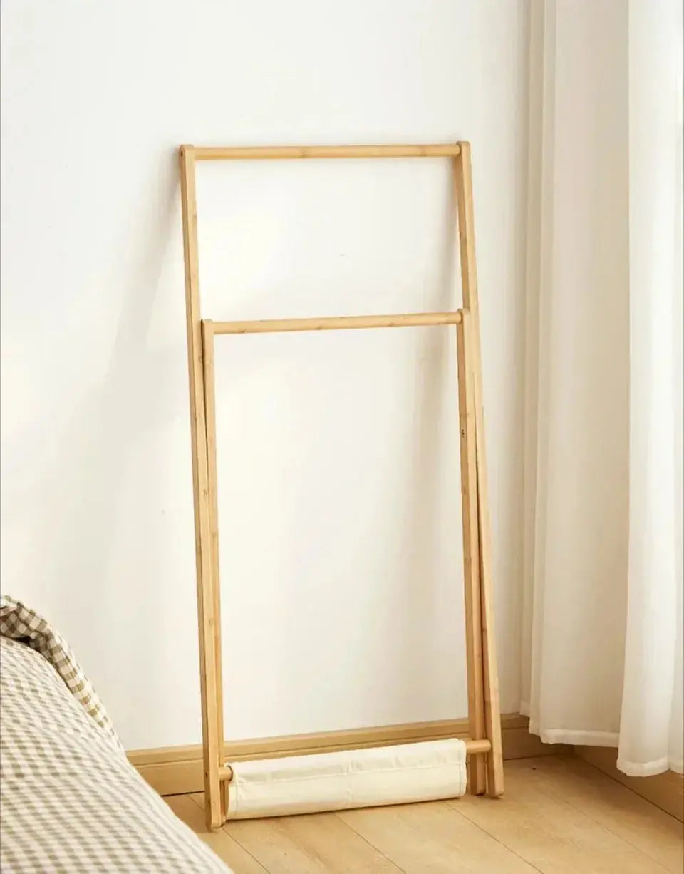 Floor Folding Clothes Hanger Multi-storey Simplicity Indoor Clothes Hanger Bedroom Dormitory Home Underwear and Hat Towel Rack colegio culinario de morelia