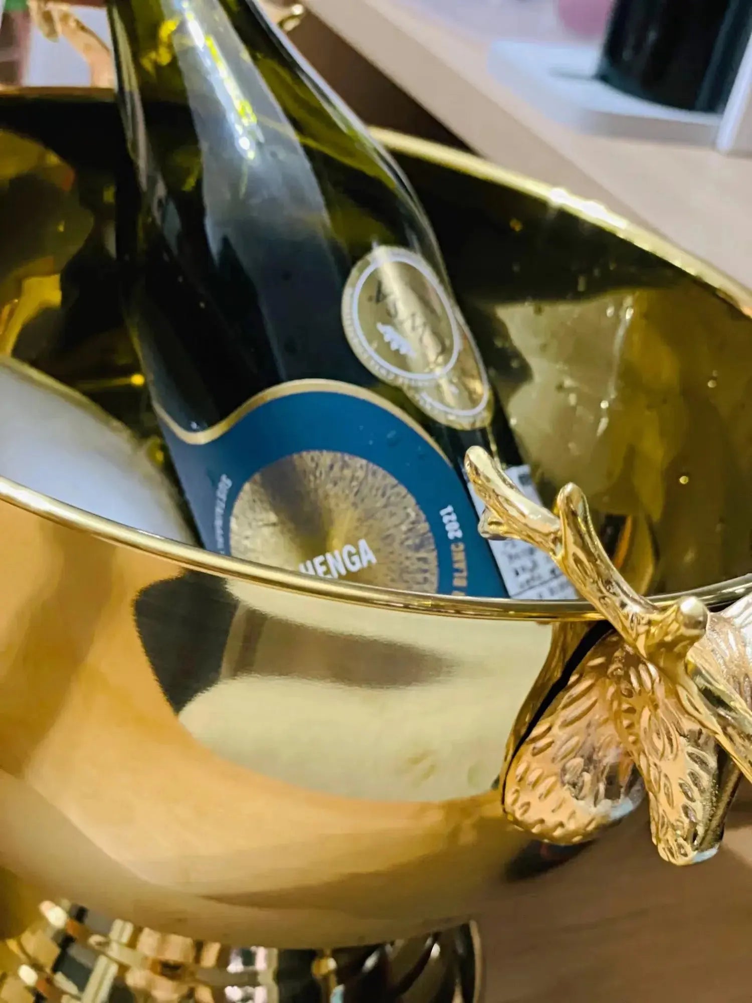 3L Bottle Cooler 304 Stainless Steel Deer Head Ear Can Cooler Champagne Bowl Bucket Keg Double Wall Beer Ice Bucket Bar Supplies colegio culinario de morelia