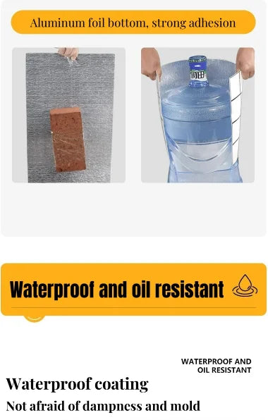 1 roll marble thick foam imitation ceramic tile self-adhesive wallpaper bedroom wallpaper bathroom waterproof wall sticker Chef's Market