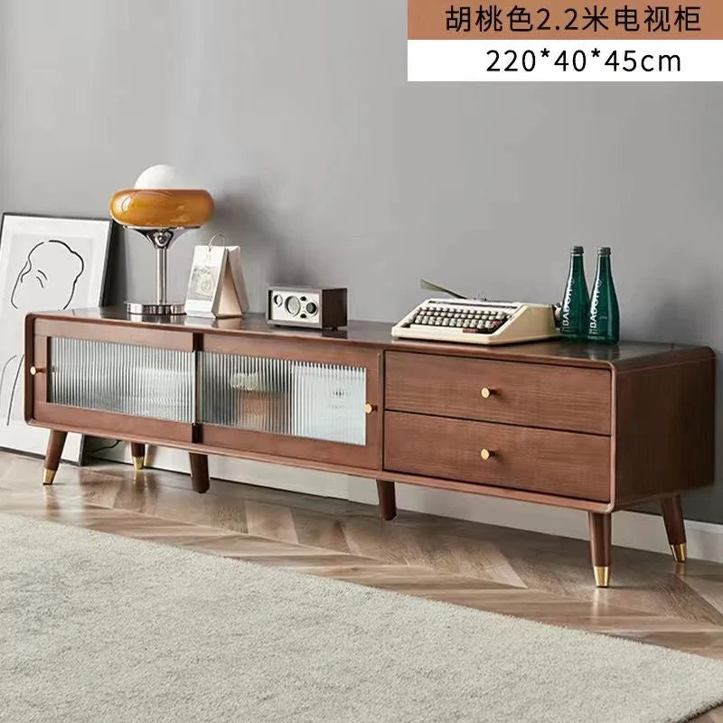 Wood Moveable Tv Cabinet Brown Modern Universal Farmhouse Storage Drawers Tv Cabinet Haushalt Muebles Para Tv Home Furniture Chef's Market