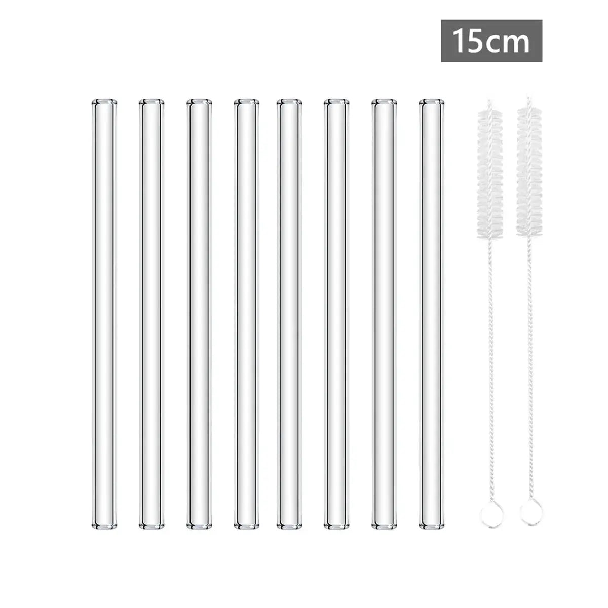 6'' Short Glass Drinking Straws Mini Reusable Eco-friendly Glass Straws for Cocktail Beer Wine Bar Drinkware Accessory Barware colegio culinario de morelia