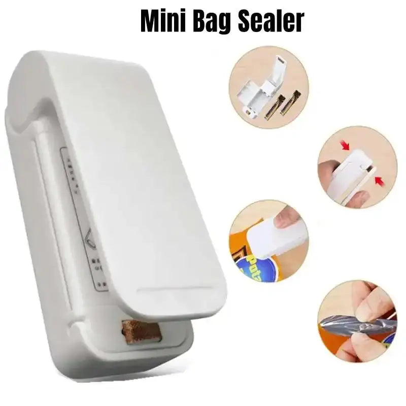 Mini Heat Bag Packaging Sealer Portable Plastic Bag Clip Sealing Machine Food Storage Seal Snack Sealing Kitchen Gadgets colegio culinario de morelia