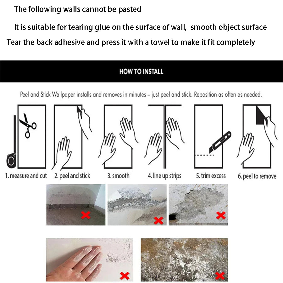 Gilded Imitation Marble Self-adhesive Wallpaper Living Room Background Kitchen Bathroom Waterproof Wall Sticker PVC Wallpaper Chef's Market