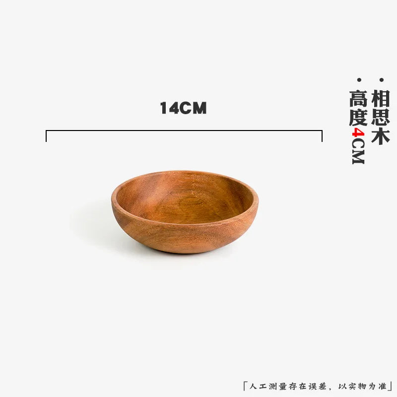 Extra Large Siwood Bowl Tray Set, Round Wooden Tray, Extra Large Salad Bowl, Solid Wood Tray, Custom Mixing Bowls, Ramen Chef's Market