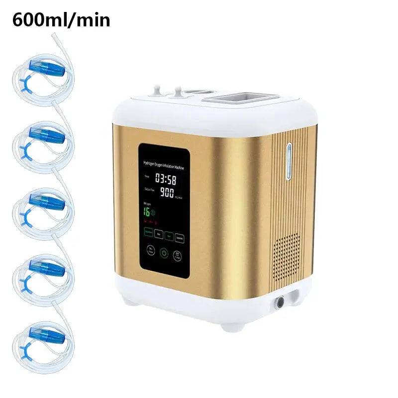 Home Use PEM HHO Therapy Hydrogen H2 Generator Inhaler 600ML/900ML 99.99% Pure Oxyhydrogen Inhalation Therapy Machine colegio culinario de morelia
