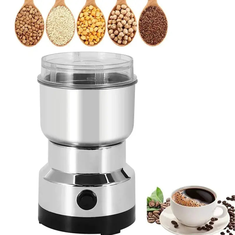 High Power Electric Coffee Grinder Kitchen Cereal Nuts Beans Spices Grains Grinder Machine Multifunctional Home Coffee Grinder colegio culinario de morelia