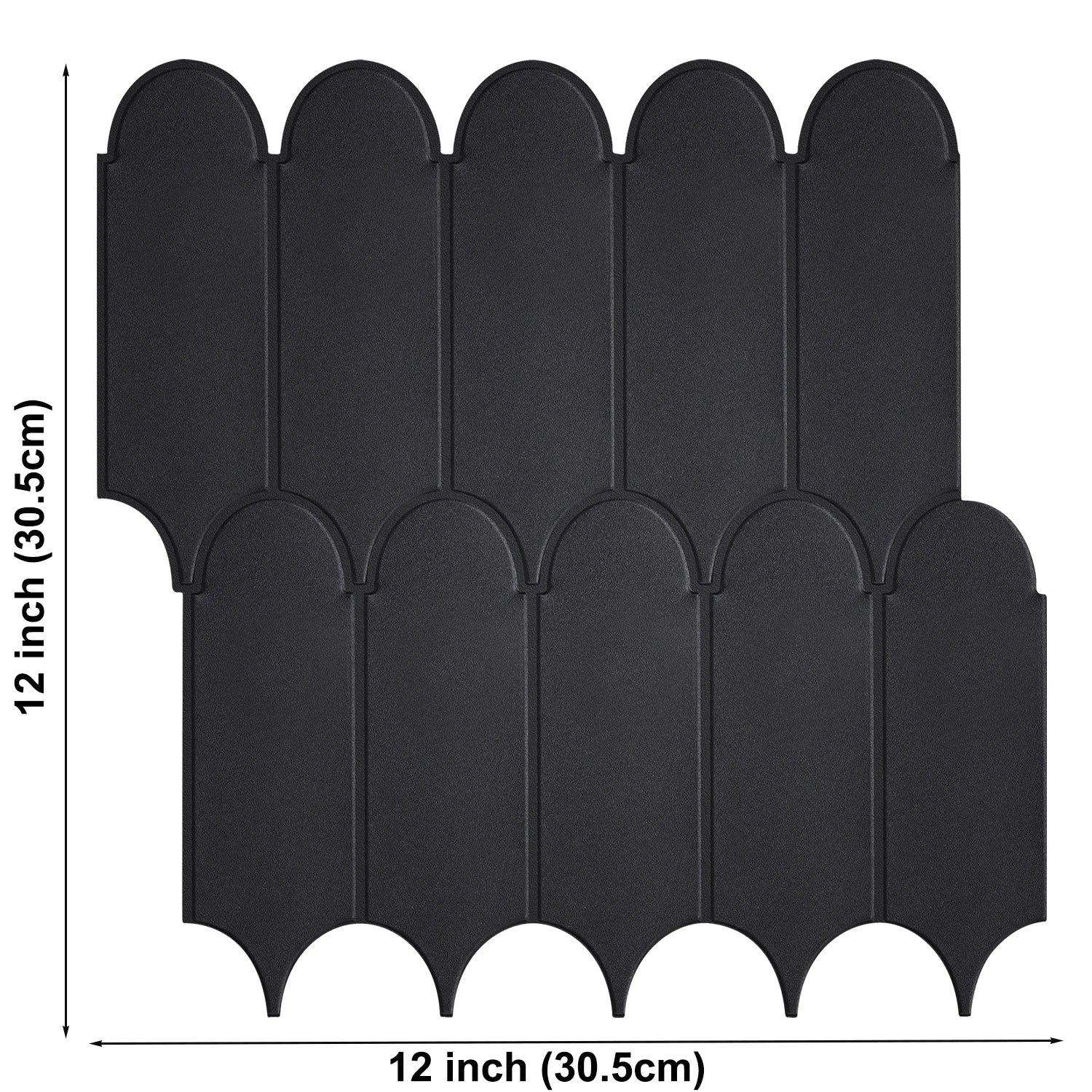 10 Pieces Peel and Stick Herringbone Wall Tiles DIY Kitchen Backsplash Big SIze Wall Sticker Waterproof Vinyl Wallpaper for Home Chef's Market