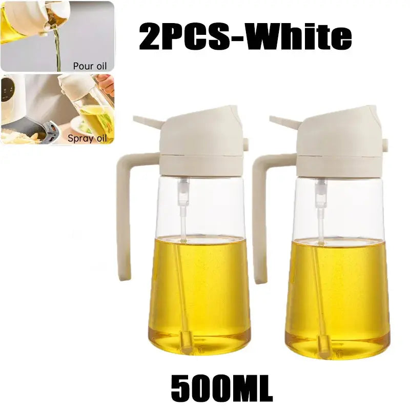 200/300/500ml Oil Spray Bottle BBQ Cooking Olive Oil Sprayer Plastic Baking Oil Spray Empty Bottle Vinegar Bottle Or  Oil brush colegio culinario de morelia