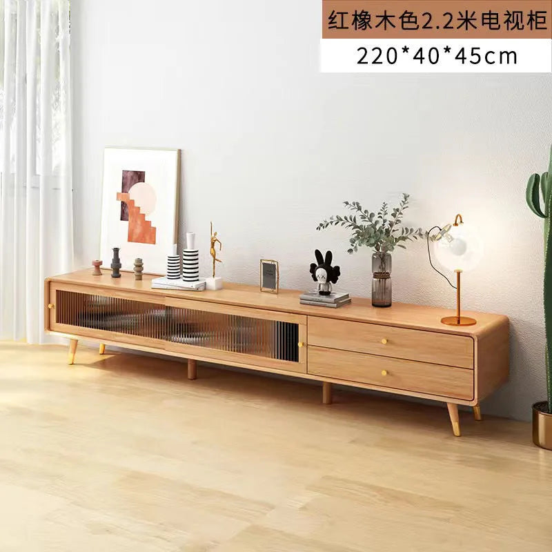 Wood Moveable Tv Cabinet Brown Modern Universal Farmhouse Storage Drawers Tv Cabinet Haushalt Muebles Para Tv Home Furniture Chef's Market