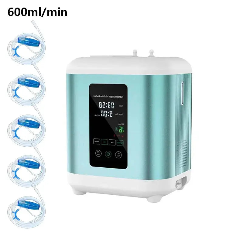 Home Use PEM HHO Therapy Hydrogen H2 Generator Inhaler 600ML/900ML 99.99% Pure Oxyhydrogen Inhalation Therapy Machine colegio culinario de morelia