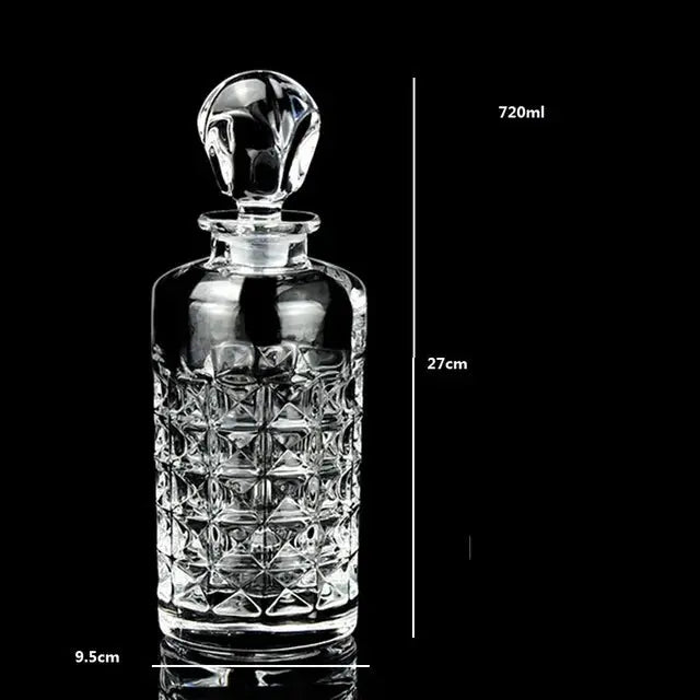 Crystal Glass Wine Red Bottle  Wine Decanter Whiskey Liqour Pourer Home Bar Vodka Beer Bottle Jar Jug JR colegio culinario de morelia