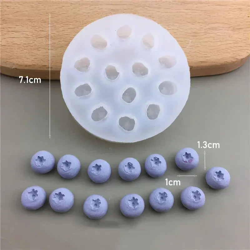 3D Simulation Fruit Fondant Chocolate Mold Blueberry/Raspberry Silicone Candle Soap Mold Cake Decorating Tool Baking Accessories colegio culinario de morelia