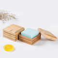 Simple bamboo manual soap box Japanese bamboo soap dish bamboo wooden soap rack Chef's Market