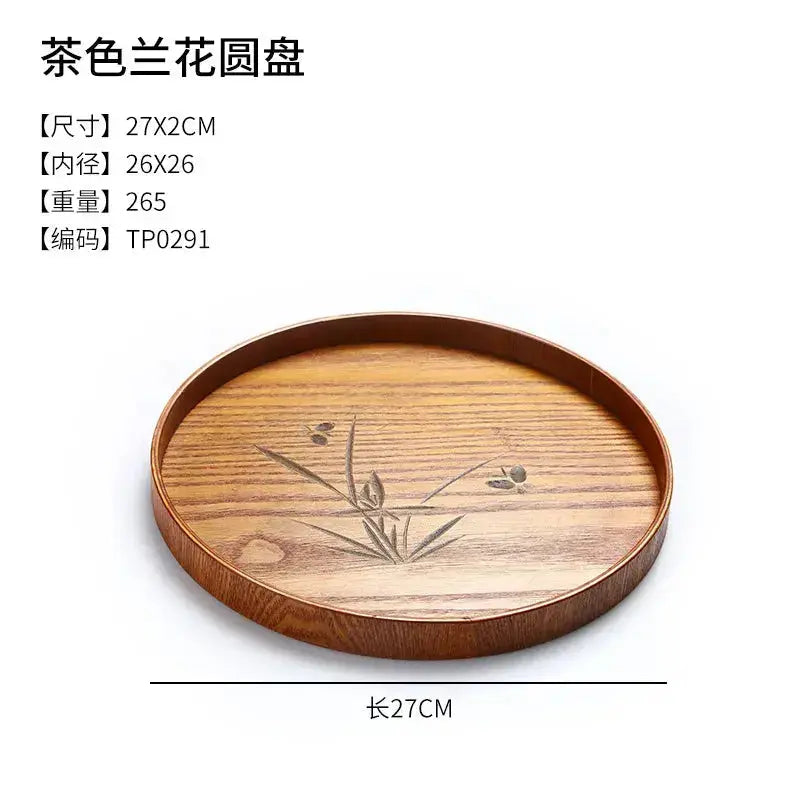 Japanese Wooden Tray Tea Tray Portable Decorative Miscellaneous Storage Tea Set Kitchen Storage Restaurant Service Tray colegio culinario de morelia