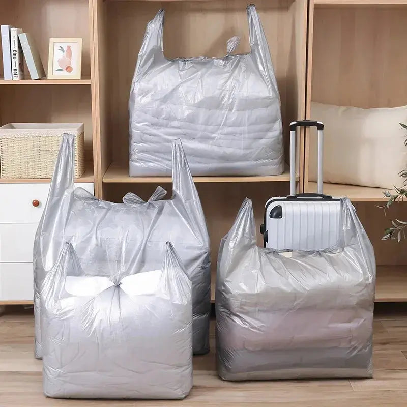 10PCS Large Capacity Plastic Bags Thicken Moving Packaging Bag Clothes Storage Bags for Toys Duvet Blanket Bedding Organizer colegio culinario de morelia