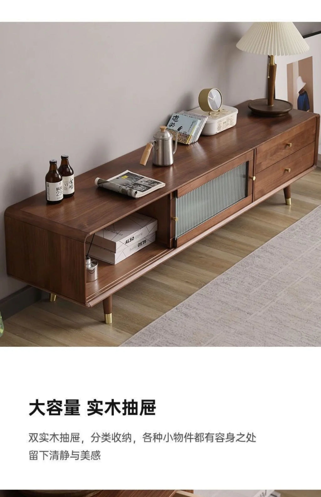 Wood Moveable Tv Cabinet Brown Modern Universal Farmhouse Storage Drawers Tv Cabinet Haushalt Muebles Para Tv Home Furniture Chef's Market