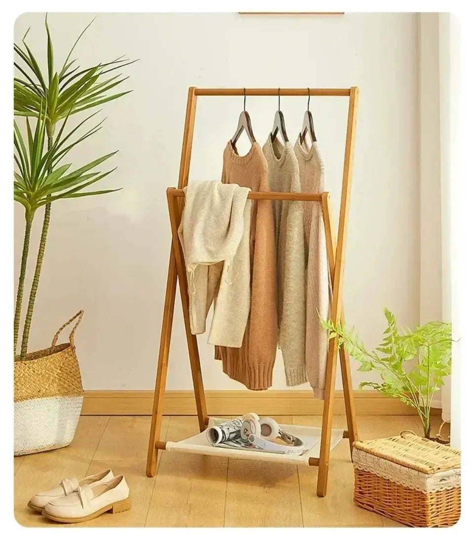 Floor Folding Clothes Hanger Multi-storey Simplicity Indoor Clothes Hanger Bedroom Dormitory Home Underwear and Hat Towel Rack colegio culinario de morelia