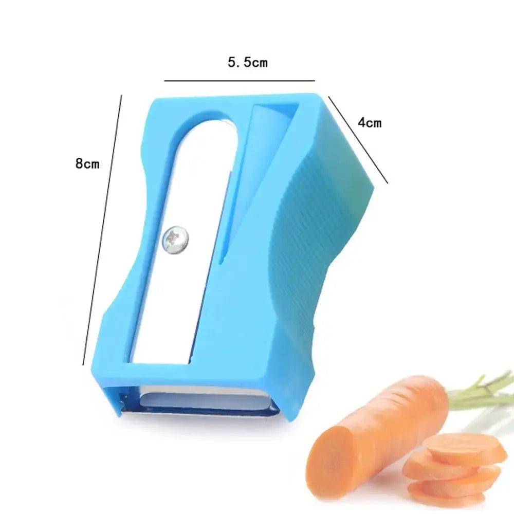 2PCS Sharpener Peeler Carrot Cucumber Thin Slicer Kitchen Tool Vegetable Fruit Curl Slicer Color Random colegio culinario de morelia