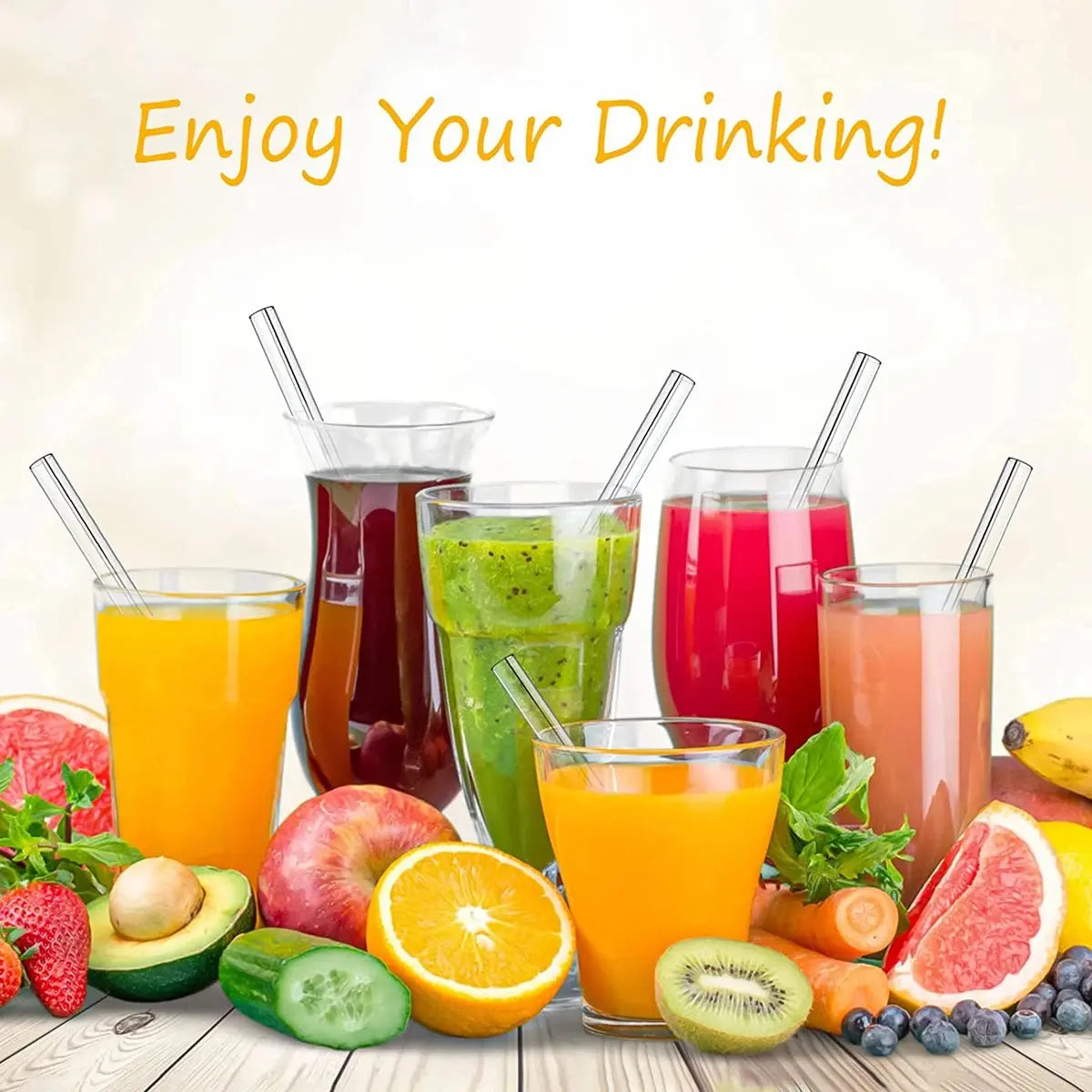 6'' Short Glass Drinking Straws Mini Reusable Eco-friendly Glass Straws for Cocktail Beer Wine Bar Drinkware Accessory Barware colegio culinario de morelia