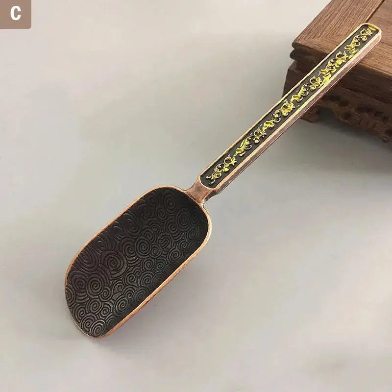 1pcs  Wooden Spoon Japanese Tea Spoon Ebony Teaspoon Wood Retro Creative Tea Shovel Tea KongFu Tea Ceremony Accessories Gift colegio culinario de morelia