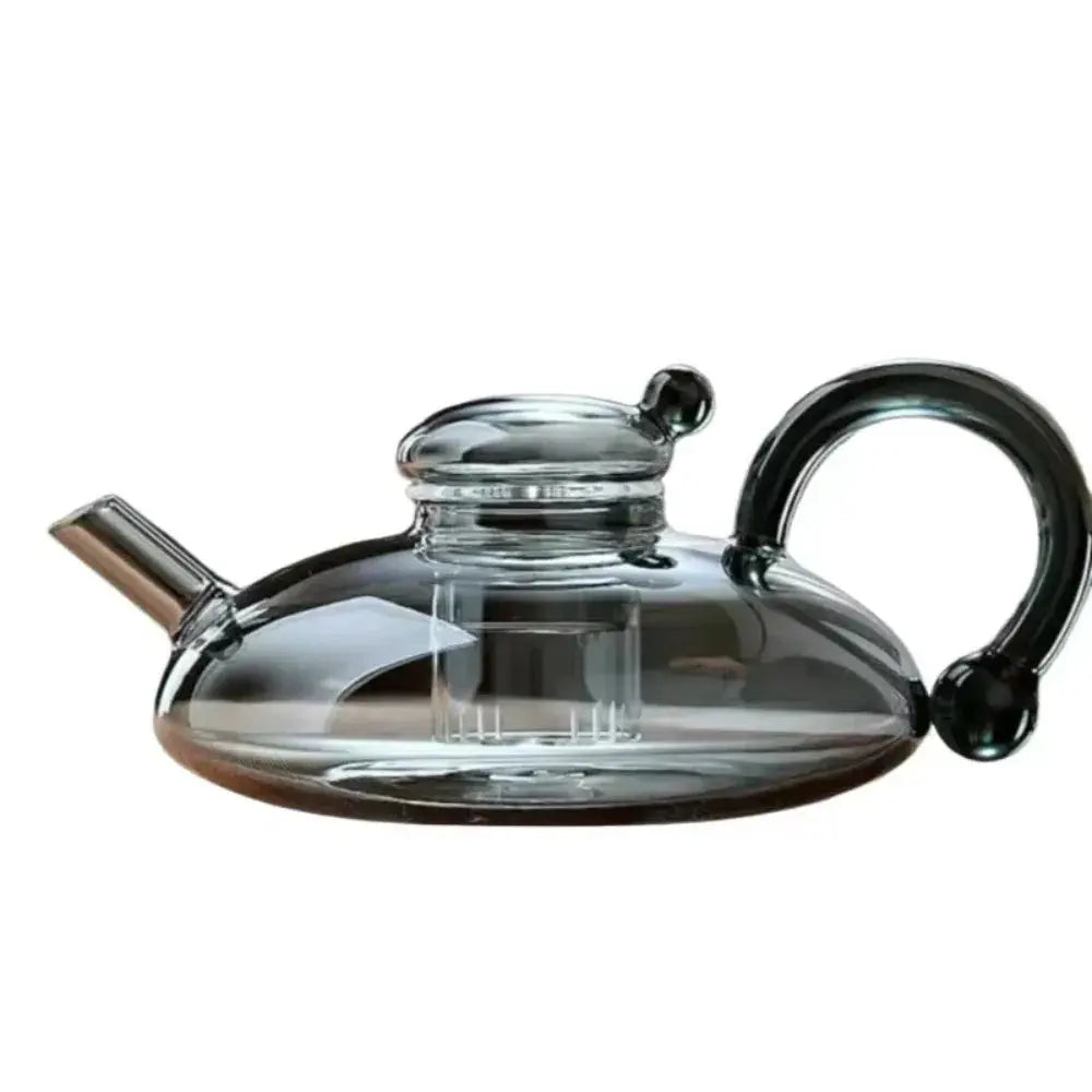 Clear Glass Teapot with Infuser Heat Resistant for Loose Leaf Tea Elegant Teaware for Home & Office Affordable Luxury Health Pot colegio culinario de morelia