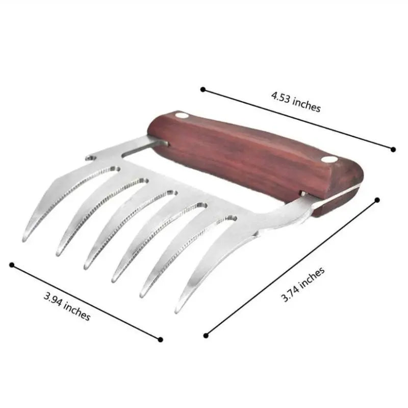 1pc Bear Claws Barbecue Fork Pull Shred Pork Shredde Manual Meat Clamp Roasting Fork Kitchen Tool Bbq Accessories Free Shipping colegio culinario de morelia