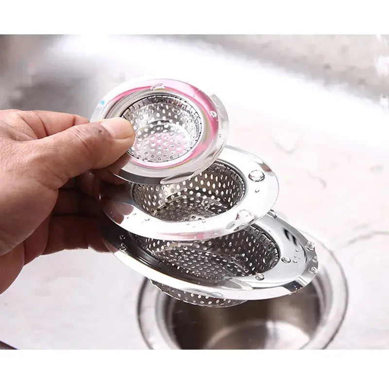 Kitchen Sink Strainer Sink Grid Filter Stainless Steel Mesh Drain Hole Filter Protection Against Clogging Kitchen Accessories colegio culinario de morelia