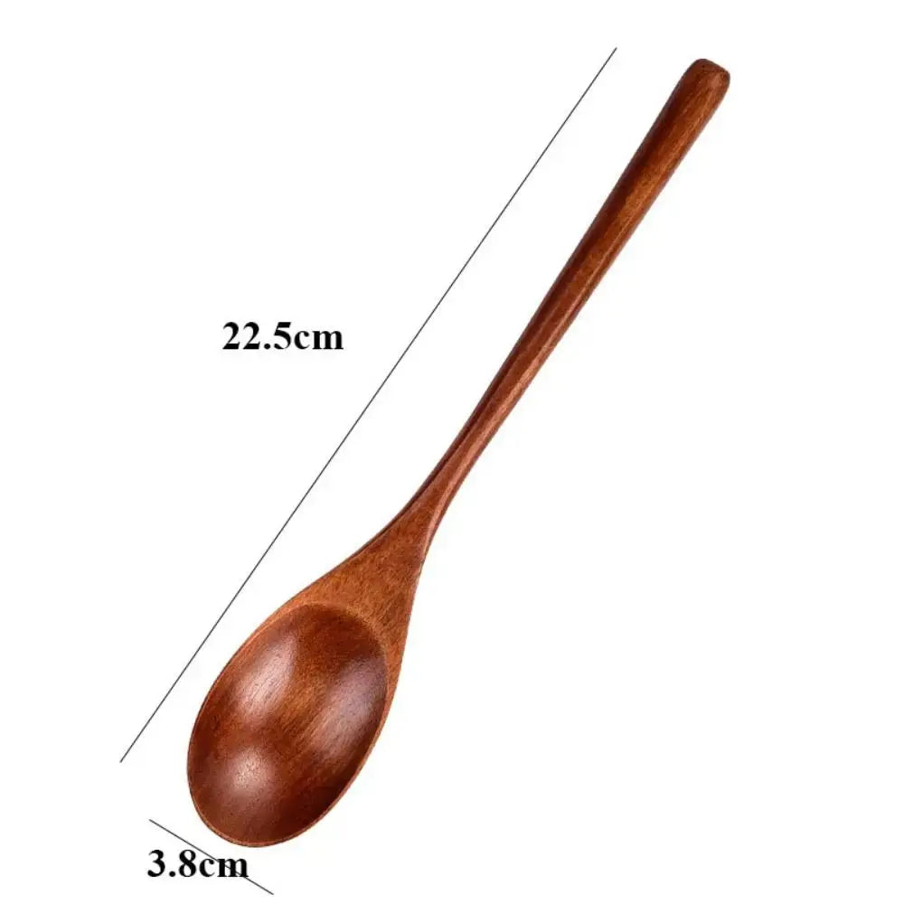 High Quality Natural Wooden Spoon Handmade Dinner Kit Wooden Fork Kitchen Accessories colegio culinario de morelia
