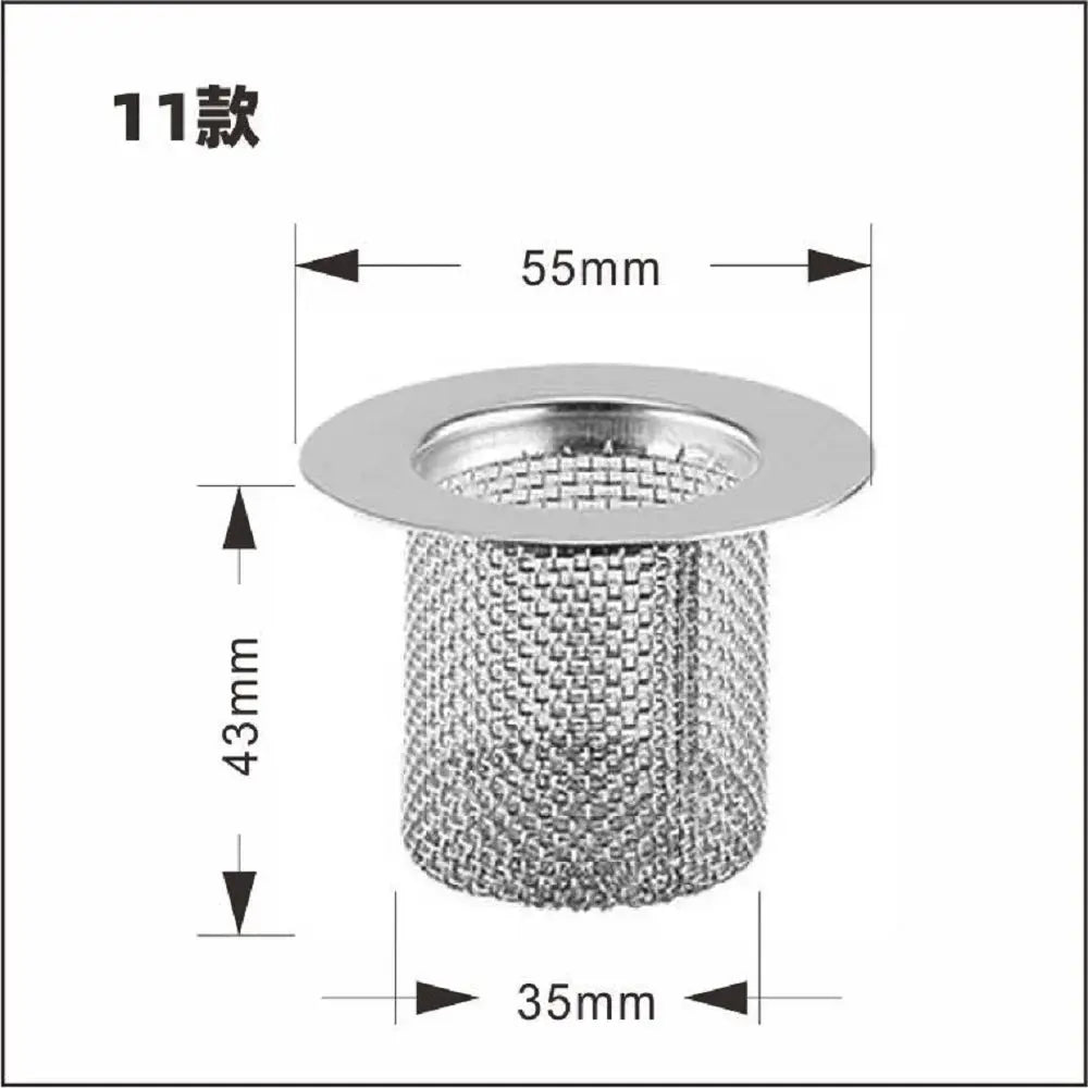Kitchen Sink Strainer Sink Grid Filter Stainless Steel Mesh Drain Hole Filter Protection Against Clogging Kitchen Accessories colegio culinario de morelia