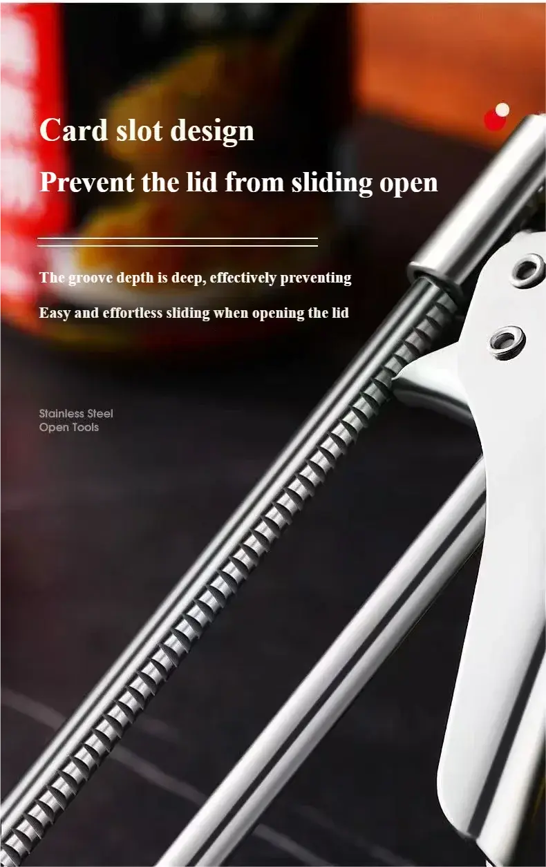 Can Opener Adjustable Stainless Steel Non-Slip Multifunction Manual Jar Bottle Bottle Lid Opener Gadget Home Gadgets Accessories colegio culinario de morelia