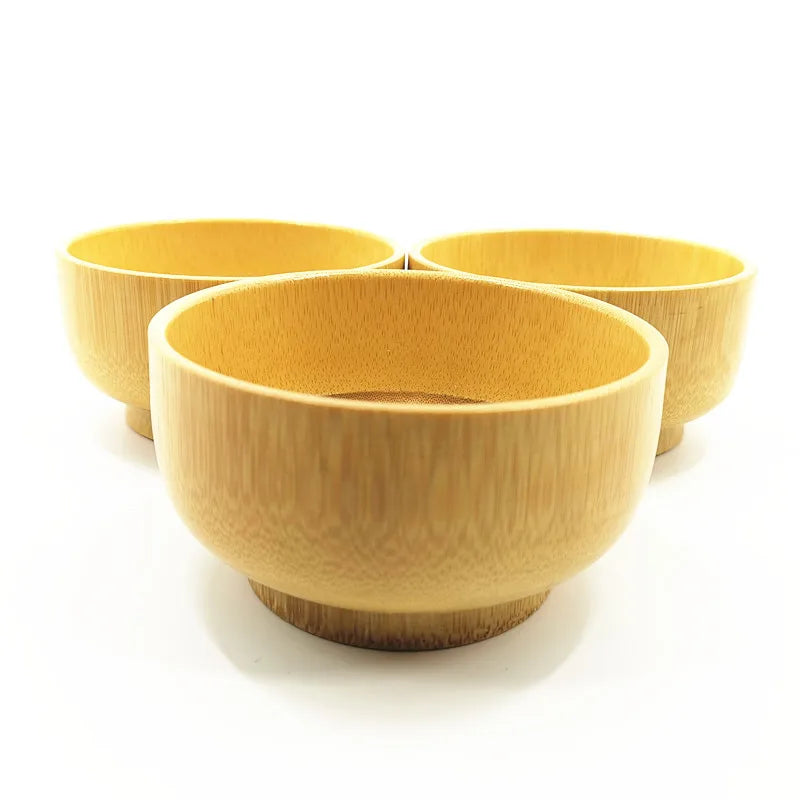 Bamboo Soup Bowl Fashion Natural Healthy Bamboo Rice Bowl Chef's Market