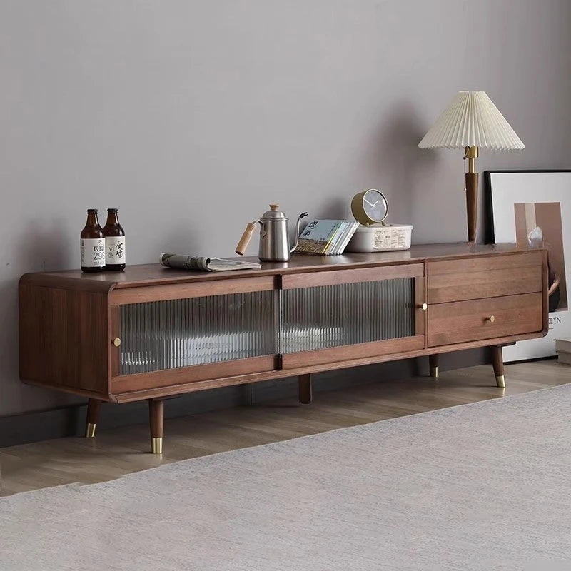 Wood Moveable Tv Cabinet Brown Modern Universal Farmhouse Storage Drawers Tv Cabinet Haushalt Muebles Para Tv Home Furniture Chef's Market