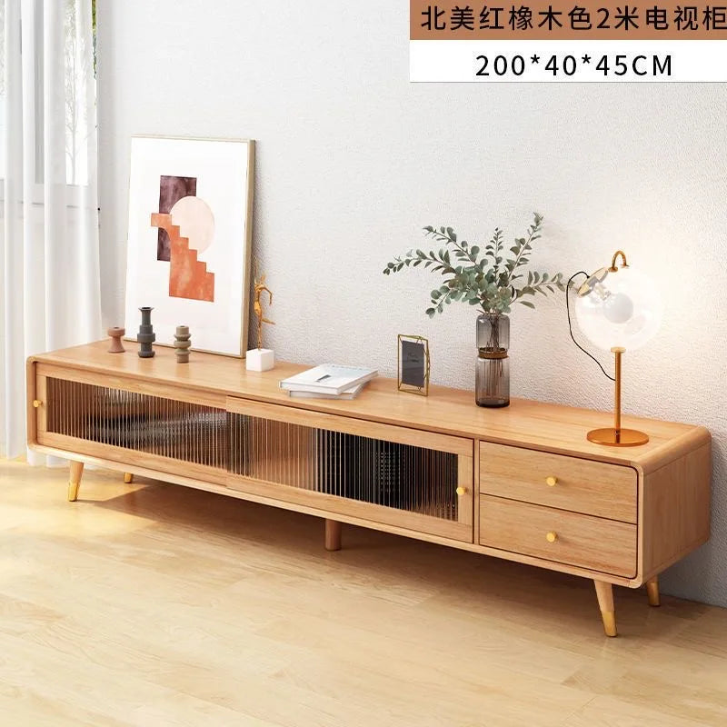 Wood Moveable Tv Cabinet Brown Modern Universal Farmhouse Storage Drawers Tv Cabinet Haushalt Muebles Para Tv Home Furniture Chef's Market
