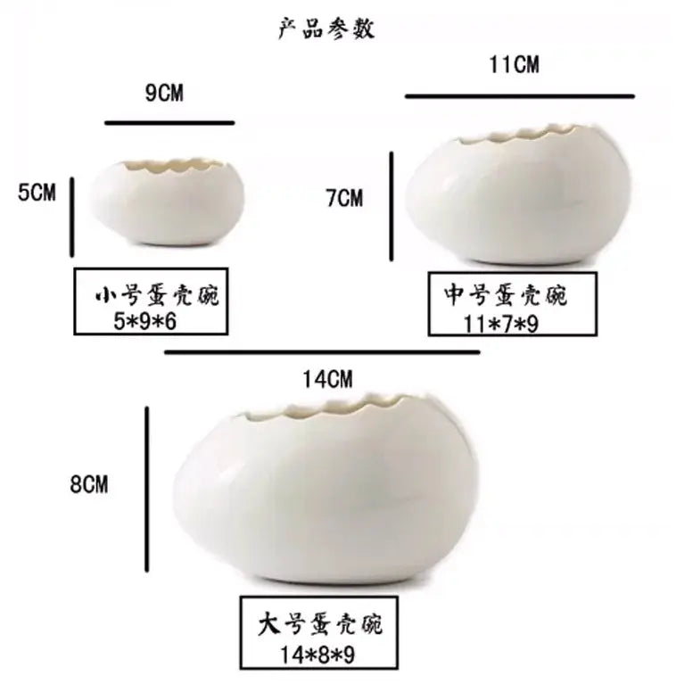 Creative Bird's Nest Decoration Dessert Bowl, Eggshell Bowl, Ceramic Tableware, Baking Pudding Bowl, Egg Steamer, Kitchenware colegio culinario de morelia