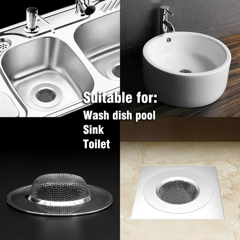 Kitchen Sink Strainer Sink Grid Filter Stainless Steel Mesh Drain Hole Filter Protection Against Clogging Kitchen Accessories colegio culinario de morelia