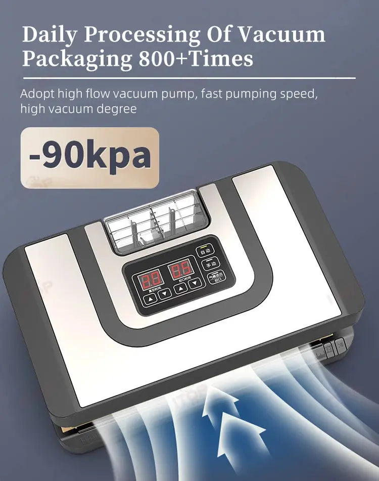 ITOP Vacuum Sealer -90Kpa 32cm Length Sealing Commercial Sealer Machine Dry Wet Food Packaging Machine colegio culinario de morelia