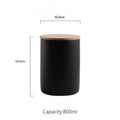 European Ceramic Storage Jar Canister Minimalist Style Kitchen Sealed Grain Dispenser Home Coffee Tea Sugar Container Organizer colegio culinario de morelia