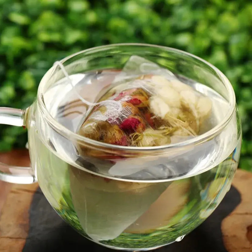 100pcs/lot PLA Biodegraded Corn Fiber Empty Disposable Tea Bag Filter The Length of the Line 17cm colegio culinario de morelia