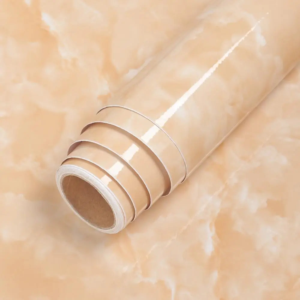 Width Marble Wallpaper Contact Paper Waterproof Oil-proof Wall Stickers PVC Self Adhesive Kitchen Ambry Countertop Home Decor Chef's Market